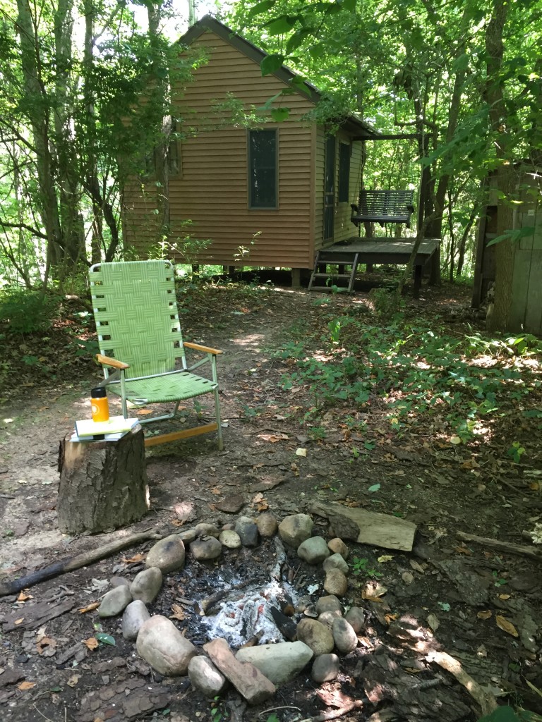 The chair and fire ring is where I wrote the majority of my life plan. I wrote it long hand on a legal pad first, then typed it out at the desk in the shack so I would have a digital copy.